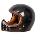 Miniatyrbillede 1 af 4: By City Fuld Ansigtshjelm The Rock Carbon R.22.06 Sort M