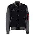 Miniatyrbillede 1 af 2: Alpha Industries Varsity Air Force Jakke Sort XL Mand