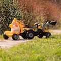 Miniatyrbild 7 av 9: Smoby Traktor Med Teew Builder Max Silver