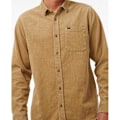 Miniatyrbillede 3 af 4: Rip Curl Classic Surf Cord Skjorte Med Lange ærmer Brun L Mand