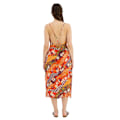 Miniatyrbillede 2 af 7: Superdry Printed Slip ærmeløs Lang Kjole Orange XS Kvinde