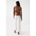 Miniatyrbillede 2 af 5: Salsa Jeans 21008961 Læderjakke Brun XS Kvinde
