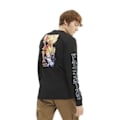 Miniatyrbillede 2 af 7: Hydroponic Ungdom Langærmet T-shirt Dragon Ball Z Saiyan 3 Sort 8 Years
