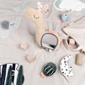 Miniatyrbillede 4 af 4: Done By Deer Aktivitets Gulv Spejl Lalee Beige 0 Months