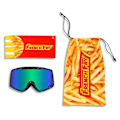 Miniatyrbillede 3 af 4: Pit Viper The Midnight French Fry Small Skibriller Sort Blue Green Revo/CAT3