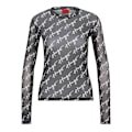 Miniatyrbild 3 av 5: Hugo Långärmad T-shirt Diralina 3 10238470 Brun M Kvinna