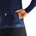 Pikkukuva 5 / 6: Castelli Espresso Thermal Pitkähihainen Trikoo Sininen 2XL Mies