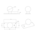 Pikkukuva 2 / 2: Ram Mounts 1.5x4.5´´ 4-reikäinen Pallojalusta