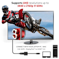 Miniatyrbillede 4 af 4: Club-3d Displayport Til Hdmi-adapter Cac2070 Sort