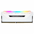 Miniatyrbillede 4 af 4: Corsair Ram-hukommelse Vengeance Cmw32gx4m2e3200c16w 32gb 2x16gb Ddr4 3200mhz Hvid