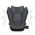 Miniatyrbild 6 av 8: Cybex Solution B4 I-fix Bilbarnstol Grå