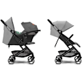 Miniatyrbillede 2 af 7: Cybex Klapvogn Beezy Travelsystem Incl. Aton S2 Søvfarvet