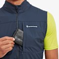 Miniatyrbild 6 av 8: Montane Featherlite Windproof Väst Blå 2XL Man