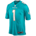 Pikkukuva 1 / 2: Nike Nfl Miami Dolphins Game Team Player Lyhythihainen V-aukkoinen T-paita Sininen S Mies