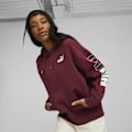Miniatyrbillede 3 af 4: Puma Hættetrøje Power Colorblock Lilla S Kvinde
