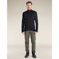 Miniatyrbillede 3 af 4: Icebreaker Merino 260 Quantum Iv Sweatshirt Med Lynlås Sort XL Mand