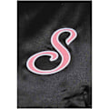 Miniatyrbillede 9 af 10: Starter Black Label Satin College Bomberjakke Sort M Kvinde