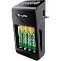 Miniatyrbillede 6 af 10: Varta Lcd Pug Oplader+ Med 4x2100mah Aa Sort
