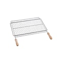 Miniatyrbillede 2 af 5: Sauvic Udtrækkelig Berbecue Grill I Rustfrit Stål 60x40 Cm