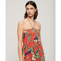 Miniatyrbillede 2 af 3: Superdry Smocked Midi Beach Lang Kjole Flerfarvet L Kvinde
