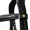 Pikkukuva 5 / 8: Equestro Anatomic Soft Stitched Suitset Musta Full