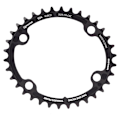 Miniatyrbillede 1 af 3: Rotor Kæderring Round Q 110 Bcd Outer Sort 37t