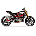 Miniatyrbillede 2 af 3: Akrapovic Varmeskjold Carbon Ftr 1200/s 20 Ref:p-hsin12e1 Sort