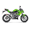 Miniatyrbillede 2 af 5: Akrapovic Line Titanium Z 250sl/ninja 250sl Ref:s-k2so8-cubt Ikke-homologeret Slip-on Lyddæmper Søvfarvet Not Homologated