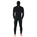 Miniatyrbillede 2 af 6: Rip Curl Fbomb Fusion 4 Mm Langærmet Neopren-dragt Med Hætte Og Lynlås Foran  XL