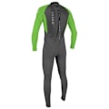 Miniatyrbillede 2 af 2: O´neill Wetsuits Langærmet Neoprendragt Med Lynlås Bagpå Reactor Ii Grå LS