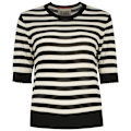 Miniatyrbillede 1 af 2: Scotch & Soda 177708 Trøje Hvid,Sort L Kvinde