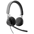Miniatyrbillede 1 af 10: Logitech Hovedtelefoner Zone Wired Graphite Emea Sort