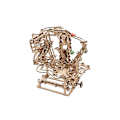 Miniatyrbillede 1 af 3: Ugears Marble Run Chain Træ Mekanisk Model Gylden