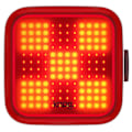 Pikkukuva 1 / 7: Knog Takavalo Blinder Grid Punainen 100 Lumens