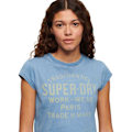 Pikkukuva 2 / 6: Superdry Indigo Workwear Cap Lyhythihainen T-paita Sininen M Nainen