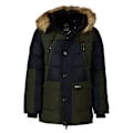 Miniatyrbillede 3 af 7: Superdry Jakke Rookie Colour Block Down Grøn S Mand