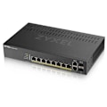 Miniatyrbillede 4 af 4: Zyxel Gs1920-8hpv2-eu0101f 8 Port Hub Switch Sort