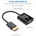 Miniatyrbillede 2 af 5: Eaton Displayport Til Vga-adapter P134-06n-vga-v2 Søvfarvet