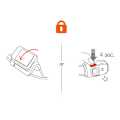 Miniatyrbillede 4 af 4: Petzl Bindi Pandelampe Sort 200 Lumens