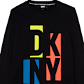 Pikkukuva 3 / 3: Dkny Pitkähihainen T-paita D25e21 Musta 6 Years