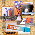 Miniatyrbillede 3 af 7: Pit Viper Beskyttelsesbriller The Teremotto Brapstrap Orange CAT0