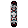 Miniatyrbillede 2 af 4: Element Skateboard Hatched Red Blue Sort