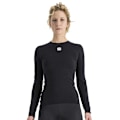 Miniatyrbillede 1 af 2: Sportful Langærmet Basislag Merino Tee Sort XL Kvinde
