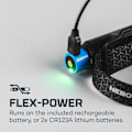 Miniatyrbillede 3 af 5: Nebo Tools Forlygte Einstein™ 1000 Flex Sort 1000 Lumens