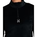 Miniatyrbillede 4 af 4: Spyder Halv Lynlås Fleece Shimmer Bug Sort XL Kvinde