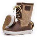 Miniatyrbillede 2 af 3: Boat Boot StØvler Canvas Laceup Brun EU 46 Kvinde