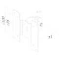 Miniatyrbillede 3 af 3: Newstar Holder Thin Client 05 Sort