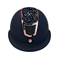 Miniatyrbillede 3 af 6: Equestro Hjelm Modello Eclipse Stone Mat Wide Visor (3 Padding)  56-58 cm