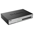 Miniatyrbillede 1 af 3: D-link 8-port Gigabit Max Poe Sort