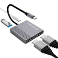 Miniatyrbillede 3 af 4: Conceptronic Hub Usb-c Donn13g 2x Hdmi/usb/usb C Søvfarvet